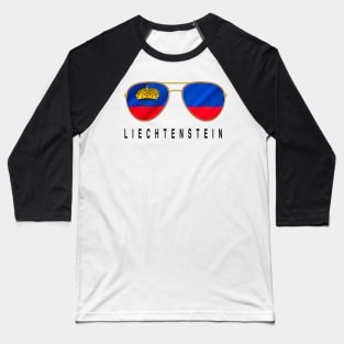 Liechtenstein Sunglasses, Liechtenstein Flag, Liechtenstein gift ,  Liechtensteiner , Baseball T-Shirt